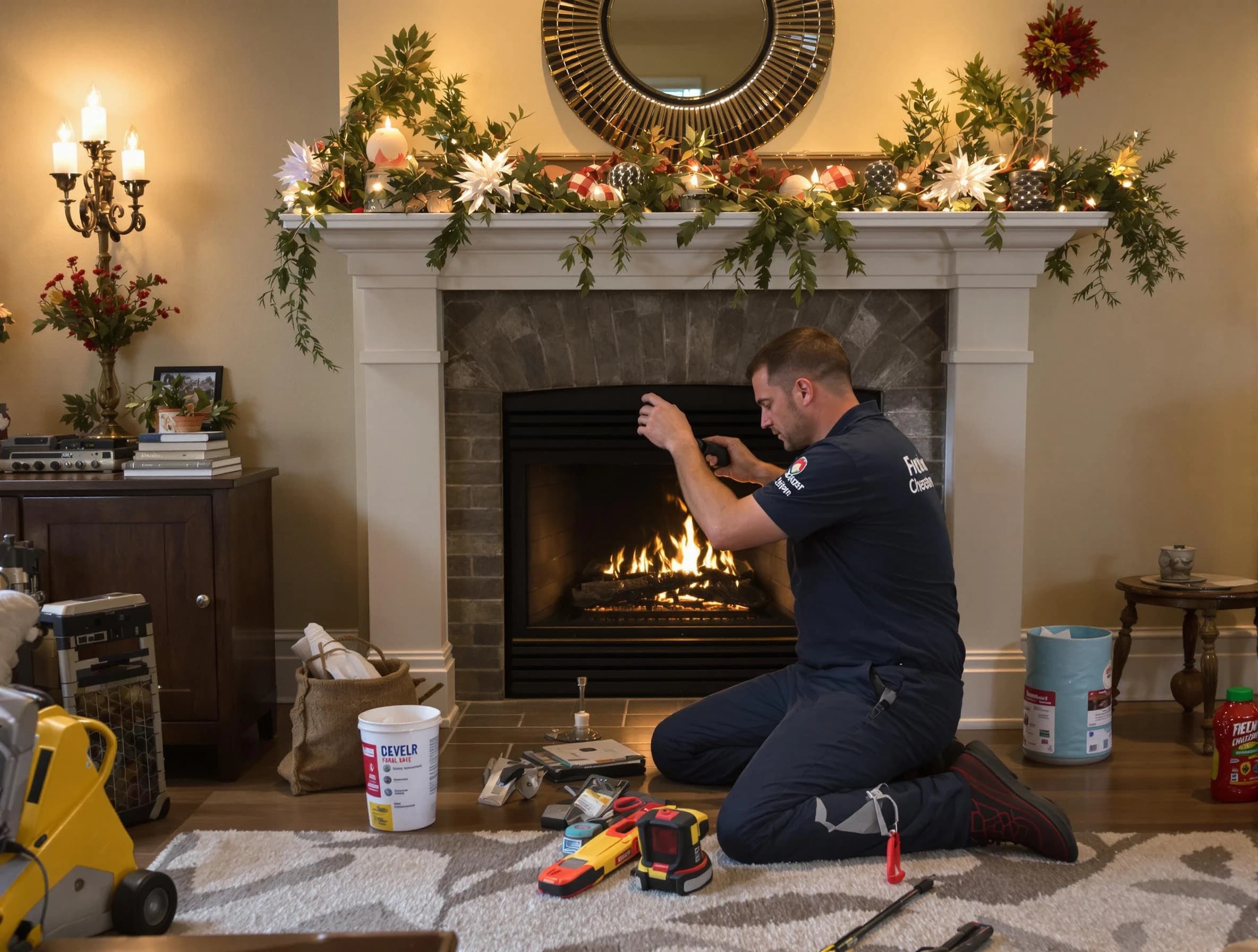 McDonough Chimney Sweep offering fireplace maintenance services in McDonough, GA