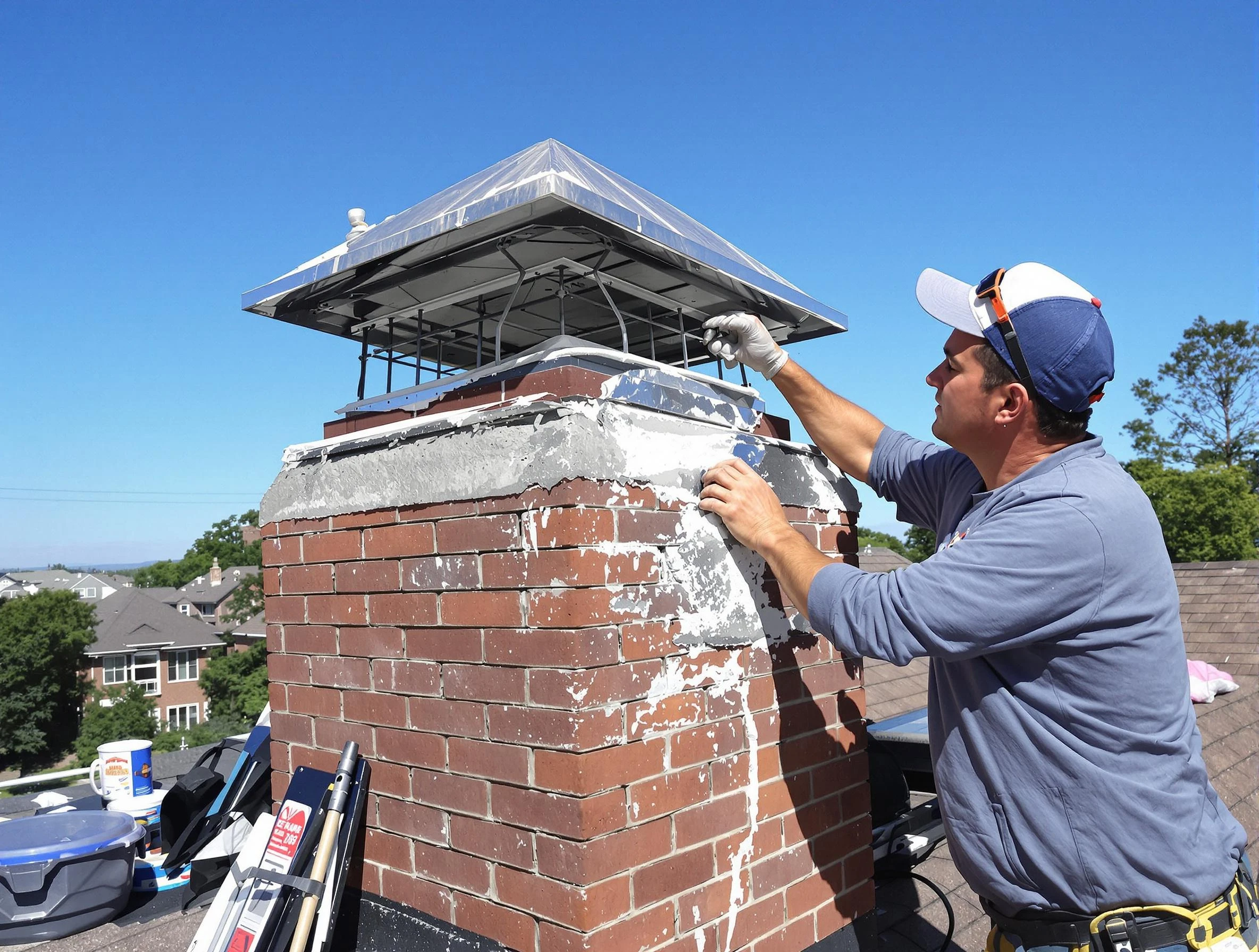 Chimney Crown Services service in McDonough, GA
