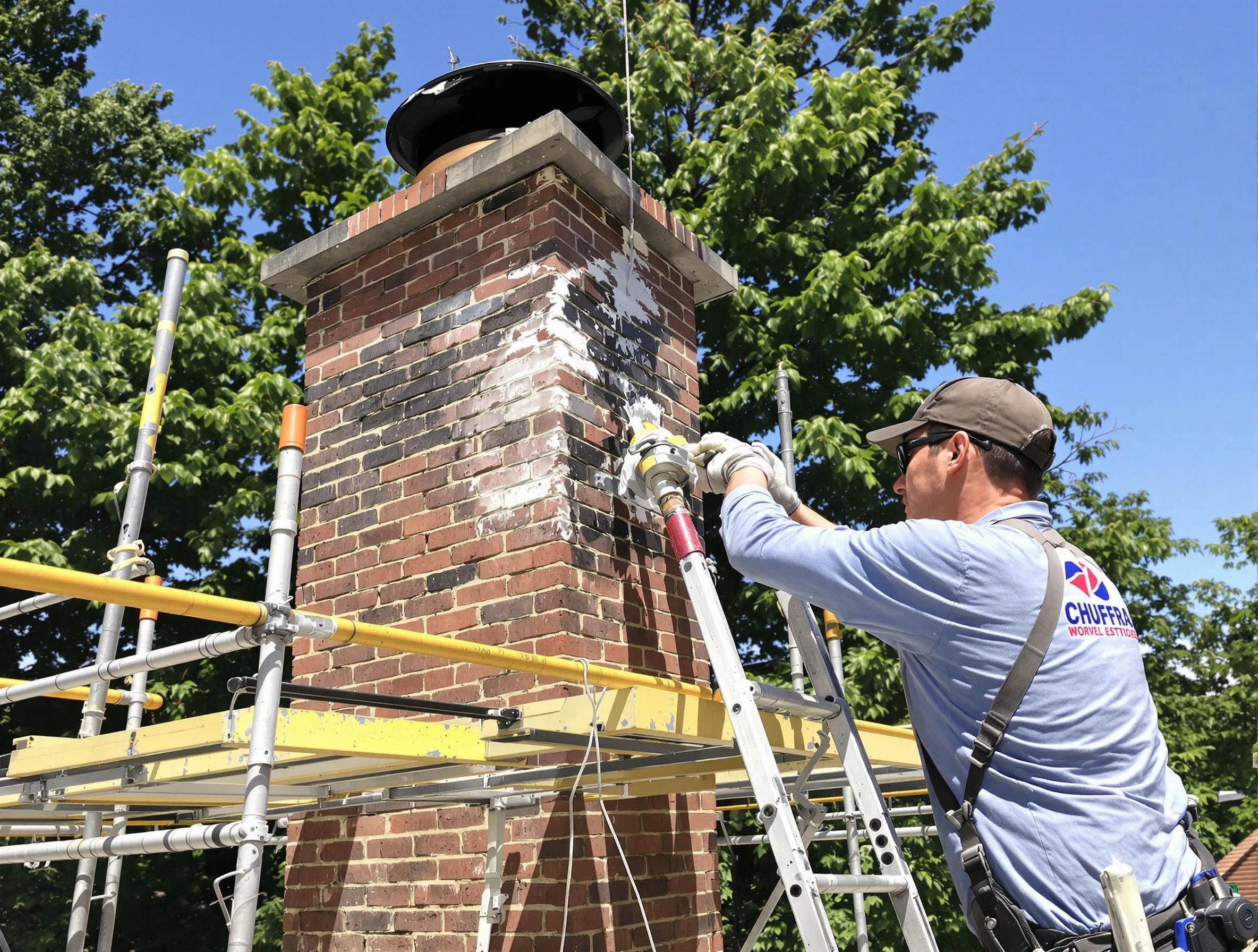 Structural chimney repair by McDonough Chimney Sweep in McDonough, GA