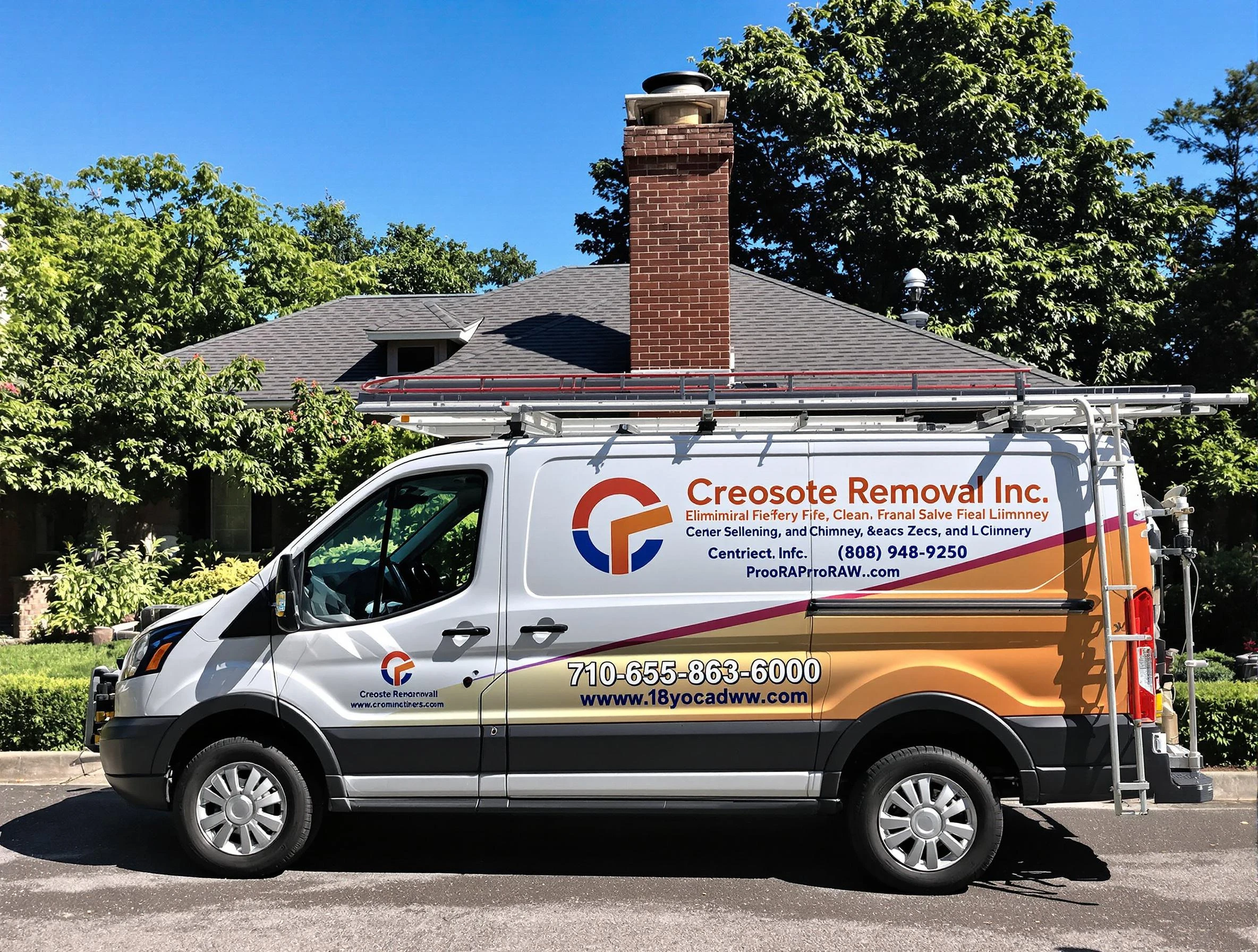 McDonough Chimney Sweep technician removing creosote safely in McDonough, GA
